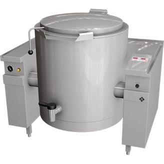 MKN elect. Kochkessel 200 L (elektrisch neigbar & EcoControl), Mischbatterie